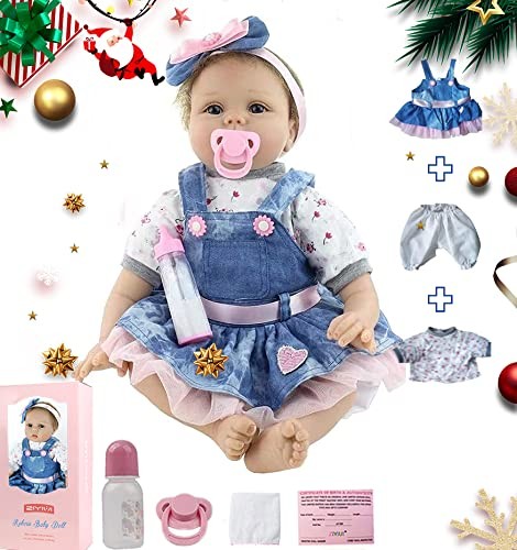 Bambola reborn pollici - 22, 55
