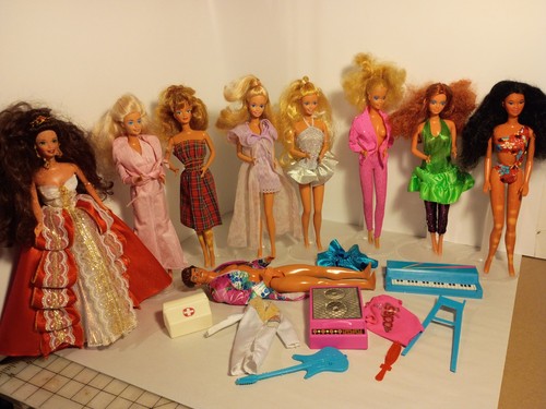Enorme lotto bambole barbie - barbie, &